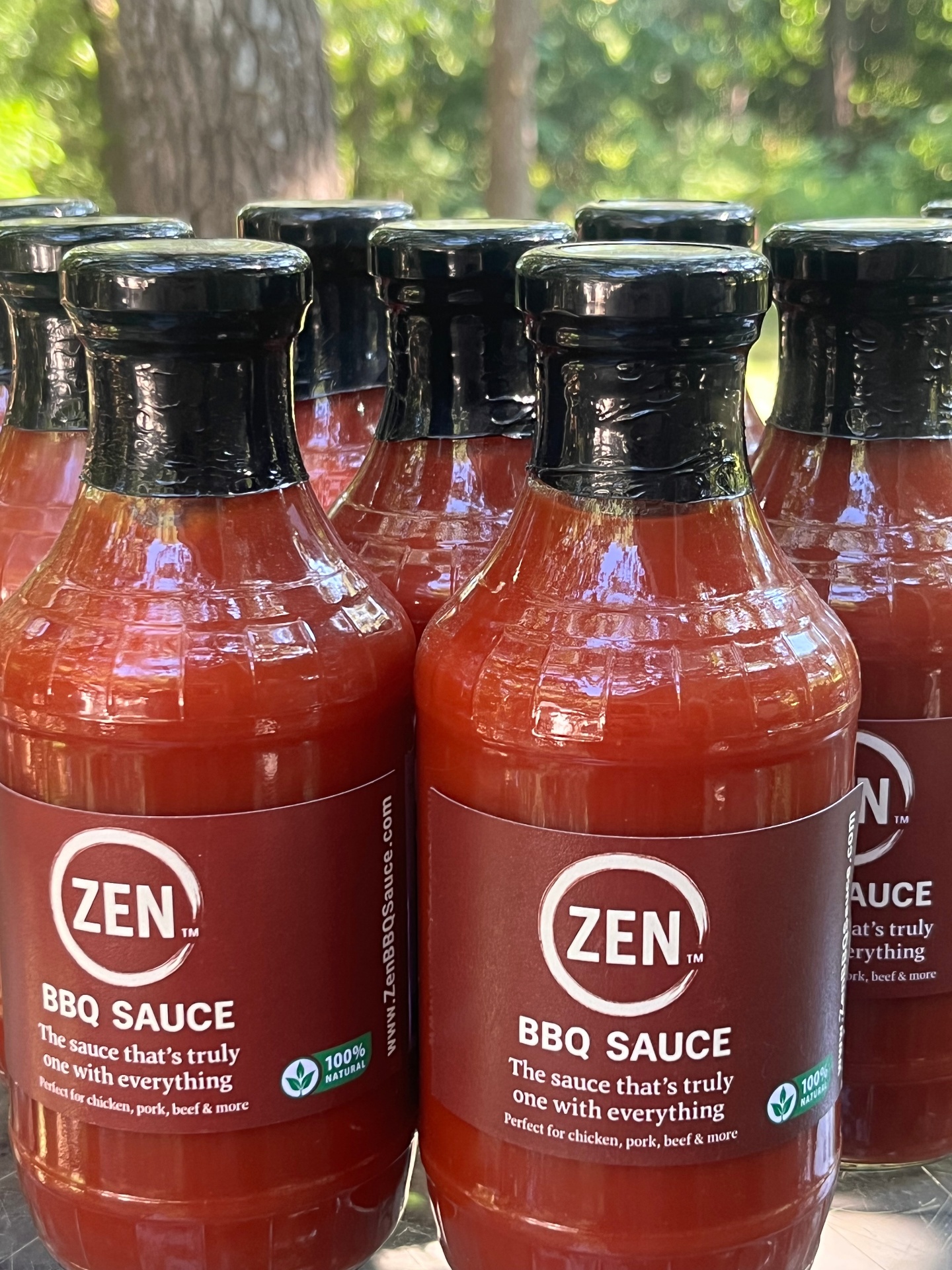ZEN BBQ Sauce bottles